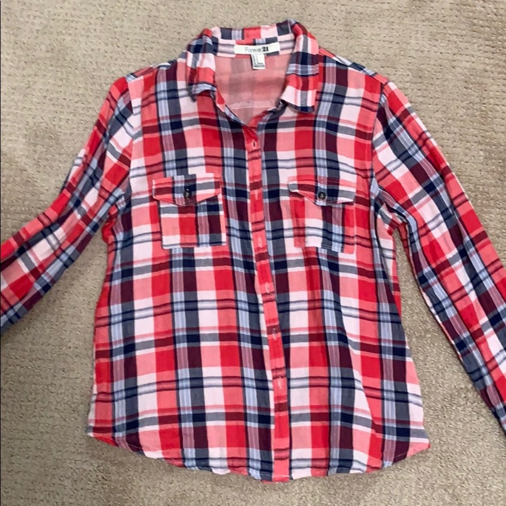 Forever 21 plaid shirt